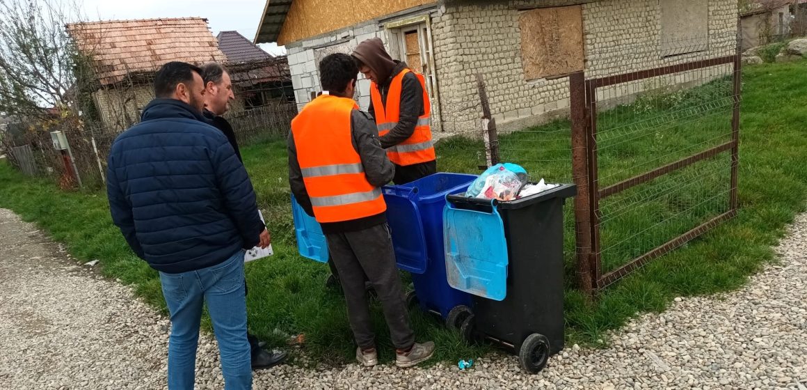 ADIGIDM Maramureș a efectuat o acțiune de monitorizare a colectării selective a deșeurilor în Finteușu Mic