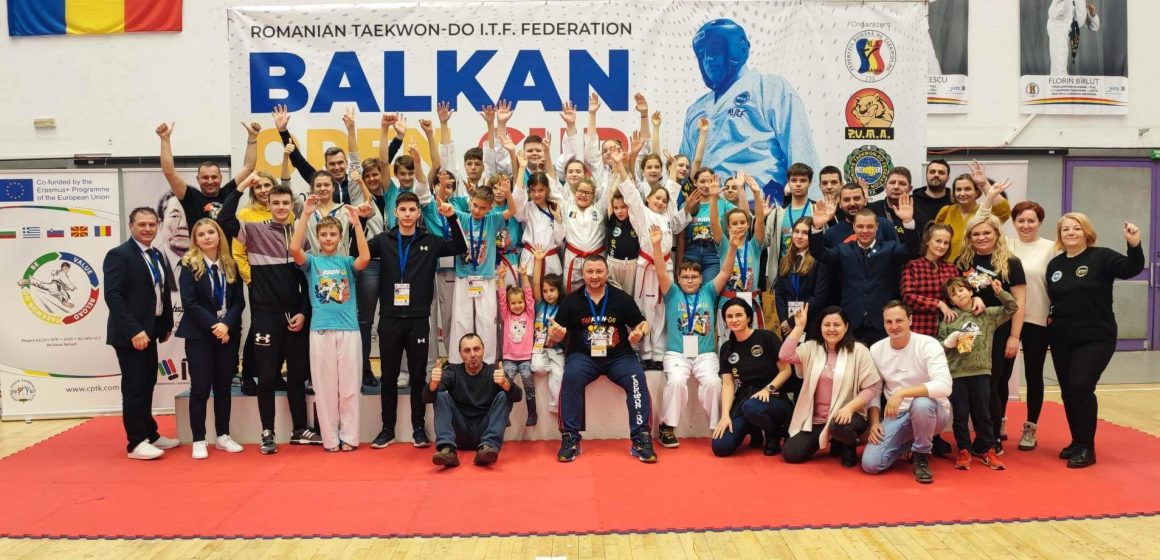 Recoltă de medalii pentru dragonii băimăreni la Cupa Balcanică la Taekwon-do ITF