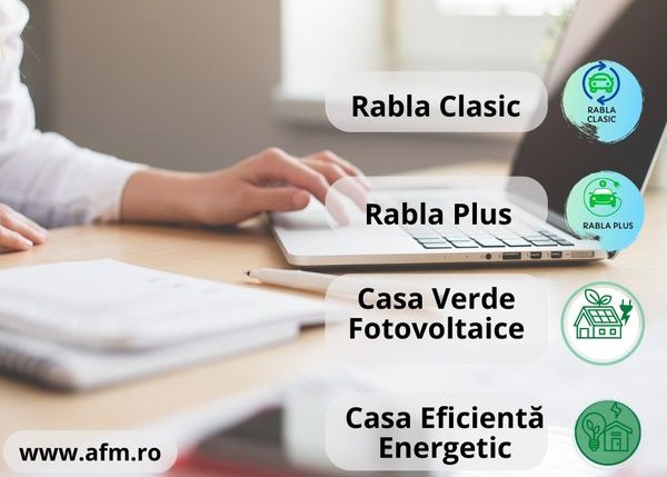 AFM – noi liste cu dosare aprobate în programele Casa Verde, Rabla Clasic, Rabla Plus și Casa Eficientă Energetic AFM – noi liste cu dosare aprobate în programele Casa Verde, Rabla Clasic, Rabla Plus și Casa Eficientă Energetic