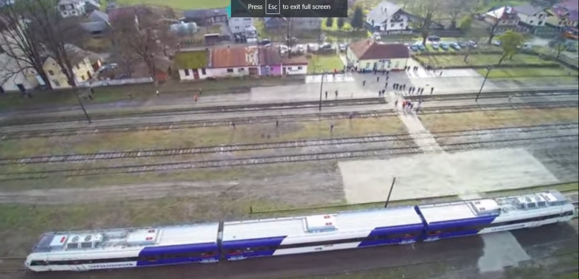 Prima cursă după 16 ani a unui tren ucrainean pe ruta Berlibas – Valea Vișeului