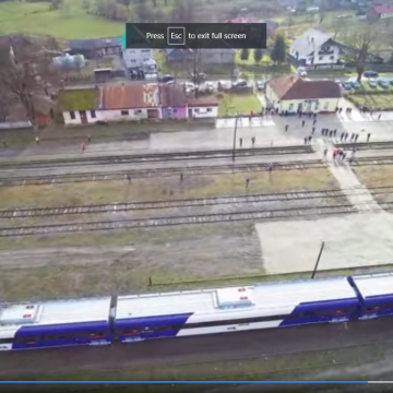 Prima cursă după 16 ani a unui tren ucrainean pe ruta Berlibas – Valea Vișeului Prima cursă după 16 ani a unui tren ucrainean pe ruta Berlibas – Valea Vișeului