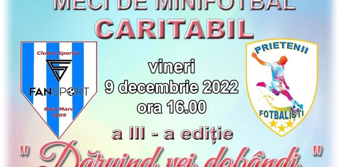 Video | Dăruind vei dobândi – minifotbal caritabil cu invitați de seamă