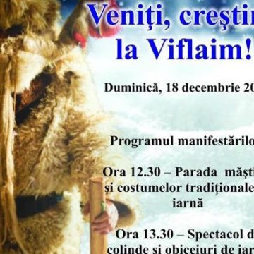 Festival de colinde și obiceiuri de iarnă la Vișeu de Sus