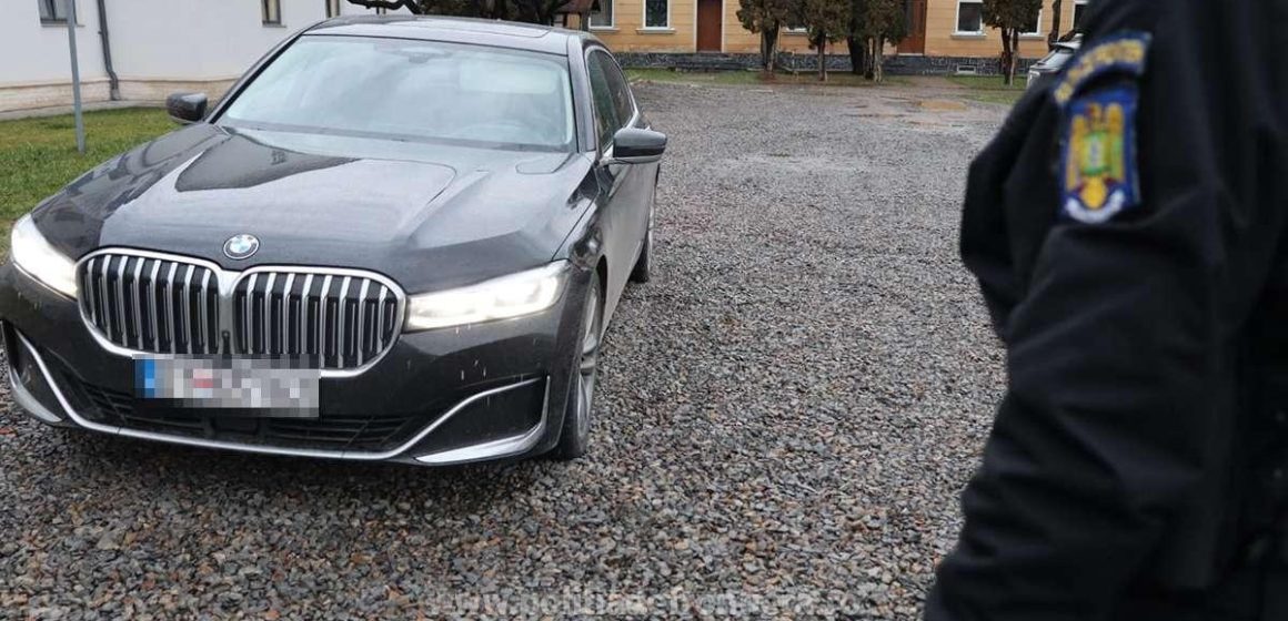 O mașină de lux căutată de autoritățile din Slovacia a fost găsită în Vadu Izei