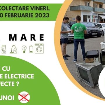 ADIGIDM Maramureș: O nouă campanie de colectare aparate electrice vineri, 10 februarie ADIGIDM Maramureș: O nouă campanie de colectare aparate electrice vineri, 10 februarie