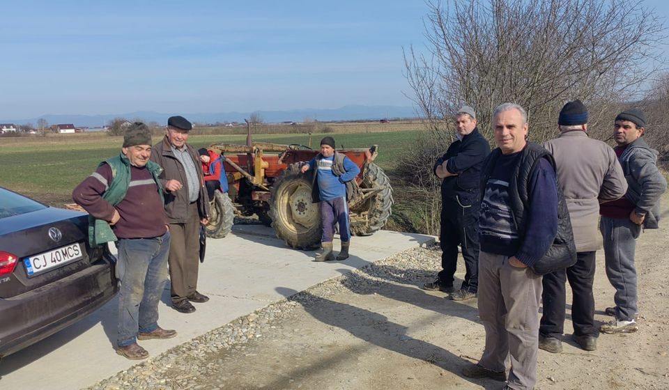 Măsurători de teren realizate săptămâna aceasta în satul Lucăceşti din comuna Mireșu Mare