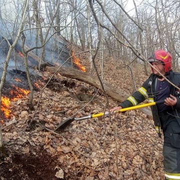 Video și foto | Incendii în Dealul Crucii și în Handalul Ilbei