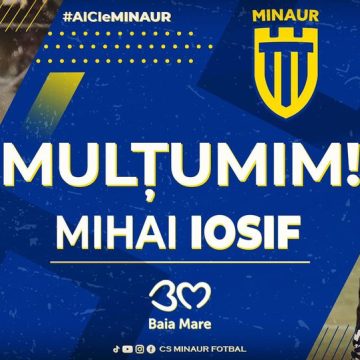 Antrenorul Mihai Iosif, out de la Minaur Antrenorul Mihai Iosif, out de la Minaur