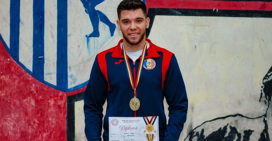 Rareș Olăhuț, din cadrul Detașamentului de pompieri ” Cpt. Marchiș Adrian” Baia Mare, pe locul 1 la tenis de masă