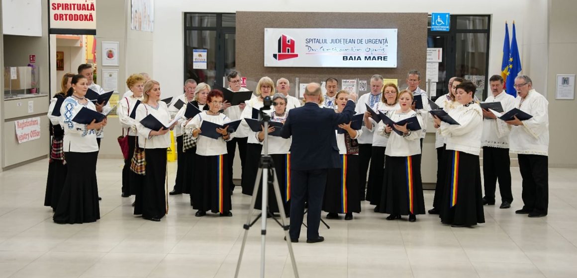 Concert Pascal la Spitalul Județean de Urgență ”Dr. Constantin Opriș” Baia Mare