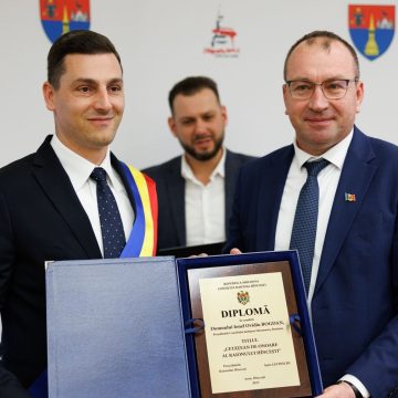 Președintele Consiliul Județean Maramureș a primit titlul de “Cetățean de onoare al Raionului Hîncești” din Republica Moldova