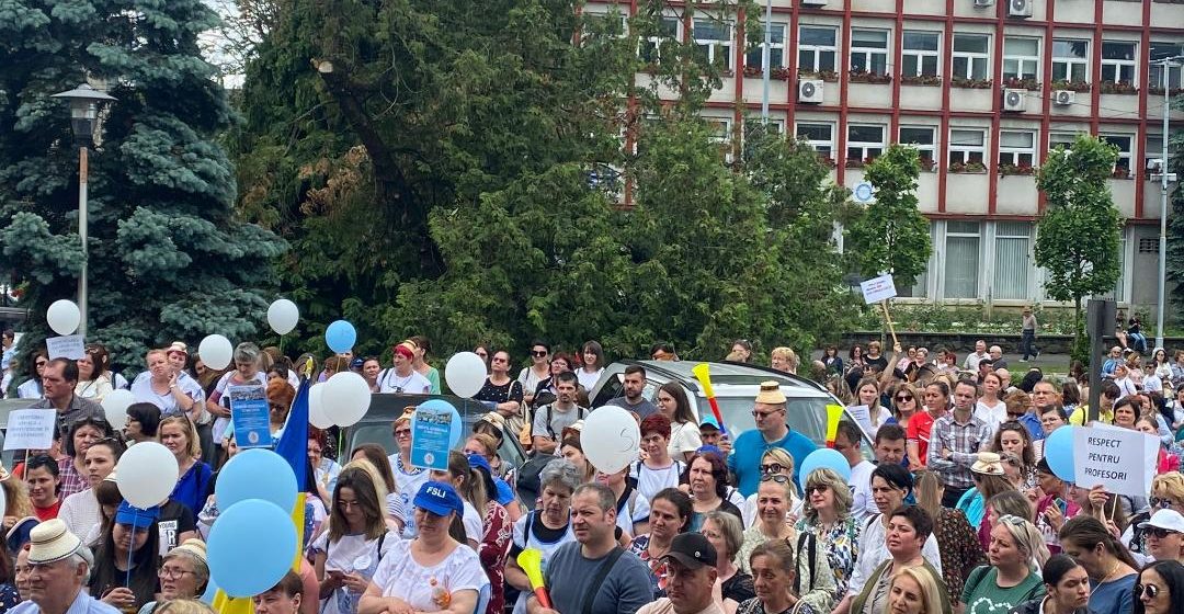 Protest fără precedent organizat de SLI Maramureș Protest fără precedent organizat de SLI Maramureș
