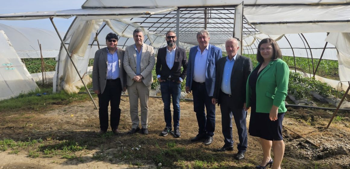 Delegație de tehnicieni italieni la Mireșu Mare pentru proiectul depozitului de legume-fructe Delegație de tehnicieni italieni la Mireșu Mare pentru proiectul depozitului de legume-fructe