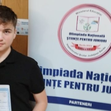 Un elev din Sighetu Marmației s-a calificat în lotul lărgit al României pentru Olimpiada internațională „Științe pentru juniori”