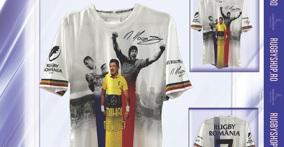 Premieră – tricou de colecție dedicat unui jucător al naționalei de rugby