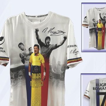 Premieră – tricou de colecție dedicat unui jucător al naționalei de rugby