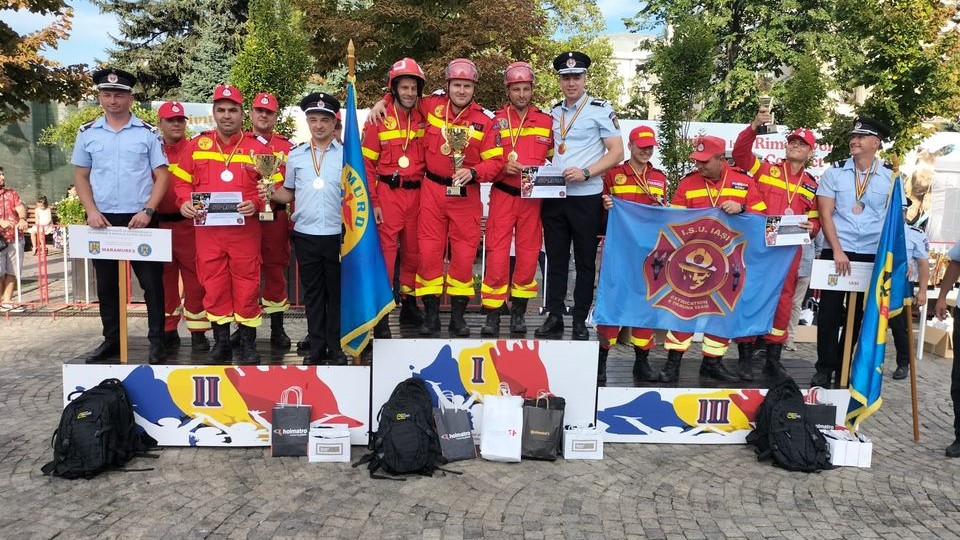 Echipajul de prim ajutor al ISU Maramureș s-a clasat pe locul al doilea la nivel național