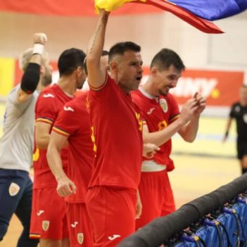Naționala de futsal joacă astăzi al doilea meci din Elite Round