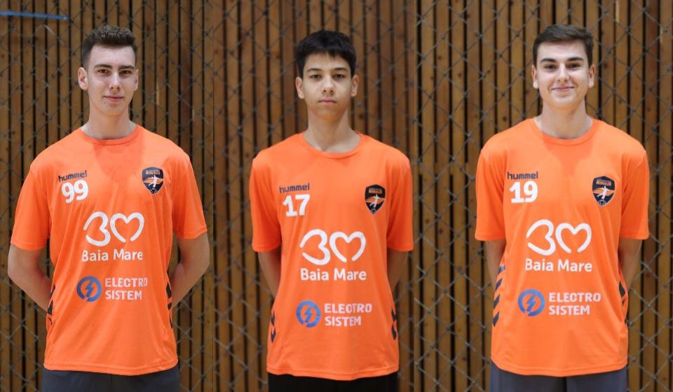 Trei jucători de la Academia de Handbal Minaur convocați la loturile naționale