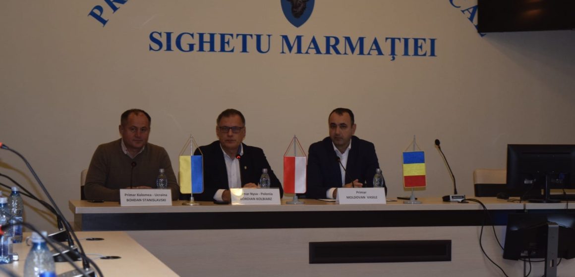 Întâlnire la Sighet cu reprezentanții a două orașe înfrățite, din Polonia și Ucraina