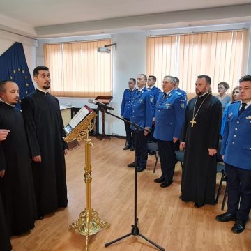 Ziua Sfinților Arhangheli ”Mihail și Gavriil” ocrotitorii spirituali ai Jandarmeriei Române a fost sărbătorită la Jandarmeria Maramureș