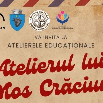 Atelierul lui Moș Crăciun la Muzeul Maramureșan