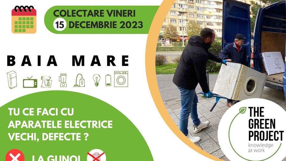 O nouă campanie de colectare aparate electrice în Baia Mare O nouă campanie de colectare aparate electrice în Baia Mare