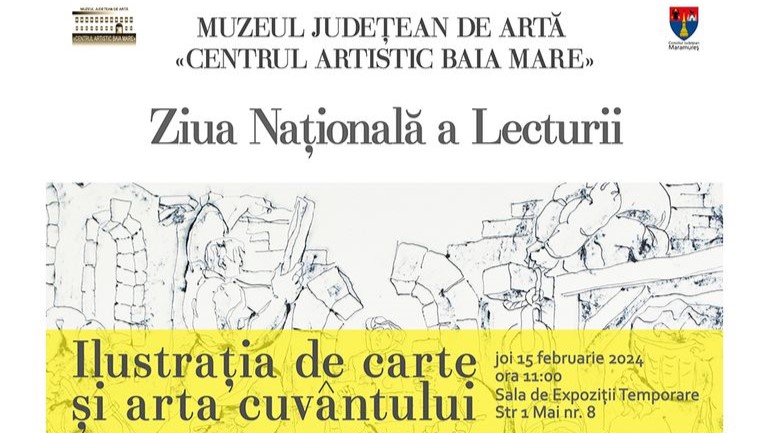 Ilustrația de carte și arta cuvântului – eveniment de Ziua Națională a Lecturii la Muzeul Județean de Artă