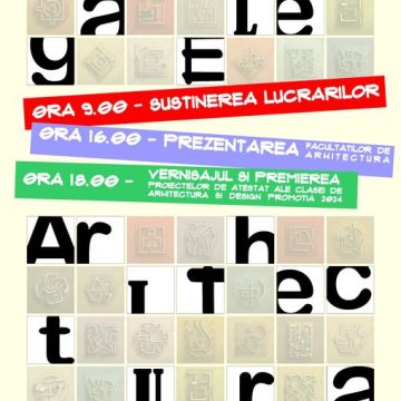 ALEGE ARHITECTURA: Vernisajul lucrărilor de atestat ale elevilor Colegiului de Arte Baia Mare- secția arhitectură  și design, promoția 2024