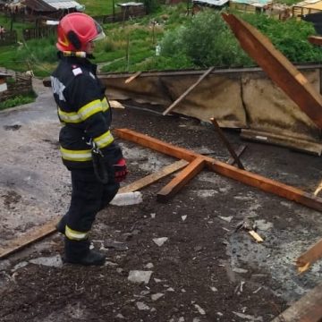 CJSU: Vremea rea a produs pagube în mai multe localități din județ