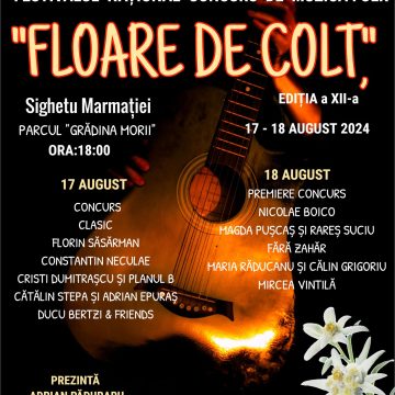 SIGHETU MARMAȚIEI: O nouă ediție a Festivalului Concurs Național de Muzică Folk ”Floare de colț” SIGHETU MARMAȚIEI: O nouă ediție a Festivalului Concurs Național de Muzică Folk ”Floare de colț”