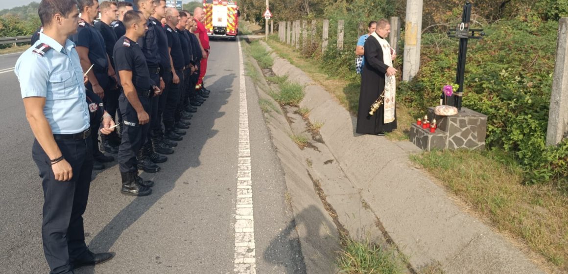 ISU Maramureș a cinstit azi, memoria căpitanului Adrian Marchiș