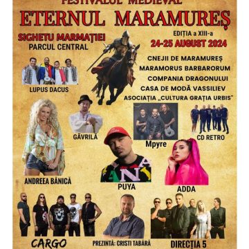 ETERNUL MARAMUREȘ: Festivalul Medieval plin de aventuri, muzică, dansuri, concerte și activități captivante