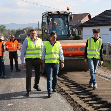 STADIU DE EXECUȚIE: Primul lot al DJ 184A, Dumbrăvița – Rus va putea fi dat în folosință începând cu luna viitoare