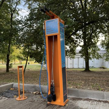 BAIA MARE: Primul spălător de biciclete