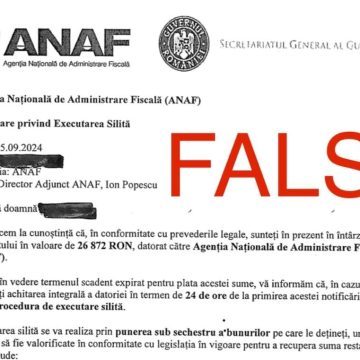ATENȚIE! Mailuri false în numele ANAF