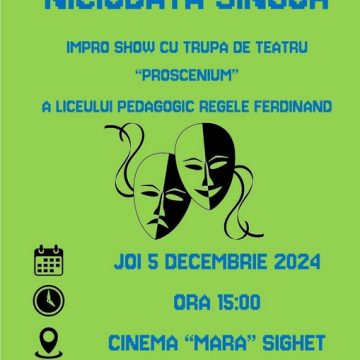 ASOCIAȚIA SZMISZ: Niciodată singur – spectacol de teatru de improvizație ASOCIAȚIA SZMISZ: Niciodată singur – spectacol de teatru de improvizație