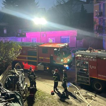 SIGHET: Incendiu într-o garsonieră