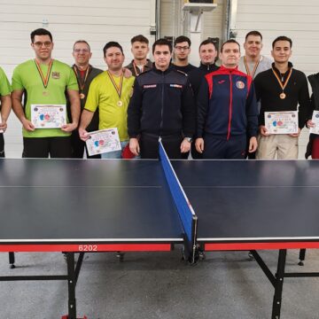 ISU MARAMUREȘ: Marii învingători la concursul de tenis de masă sunt pompierii Secției Fărcașa