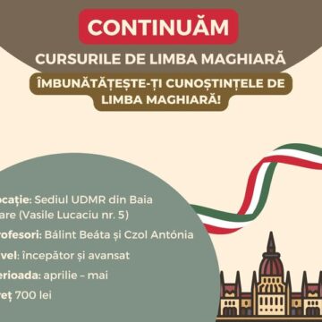 CURS DE LIMBA MAGHIARĂ pentru începători și avansați CURS DE LIMBA MAGHIARĂ pentru începători și avansați