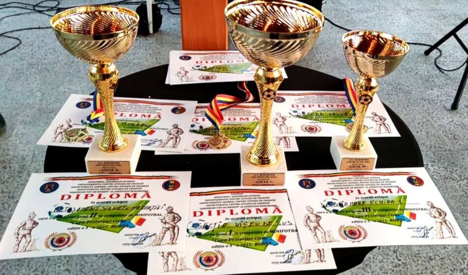 ISU MARAMUREȘ: Cupa Protecției Civile la fotbal a atins cote maxime