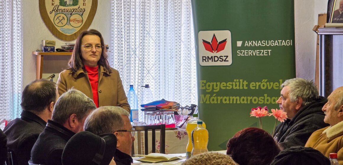 ZAHORÁNSZKI BRIGITTA, deputat UDMR: Duminică și-a ales comunitatea din Ocna Șugatag noua conducere a UDMR