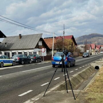 POLIȚIȘTII ACȚIONEAZĂ cu sistemul radar e-sigur în județul Maramureș