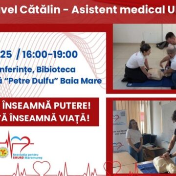 ASOCIAȚIA PENTRU SMURD MARAMUREȘ: Training de prim-ajutor pentru voluntarii asociației