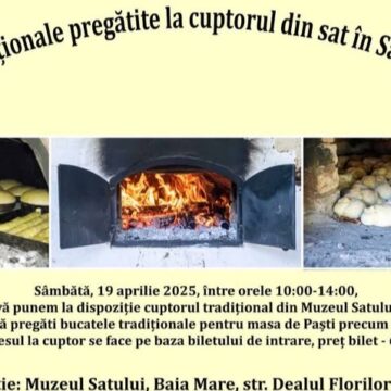 MUZEUL SATULUI BAIA MARE pune la dispoziție cuptorul tradițional pentru pregătirea bucatelor de Paști