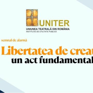 SEMNAL DE ALARMĂ: Libertatea de creație – un act fundamental