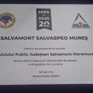 MERITE RECUNOSCUTE: Serviciul Salvamont Maramureș, premiat