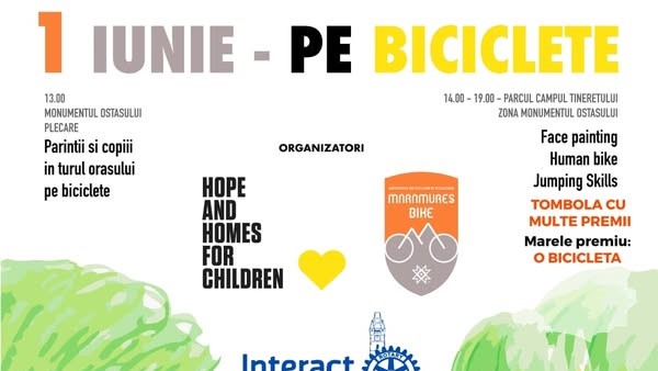 1 IUNIE PE BICICLETĂ: Ziua Copilului în mișcare în Baia Mare 1 IUNIE PE BICICLETĂ: Ziua Copilului în mișcare în Baia Mare