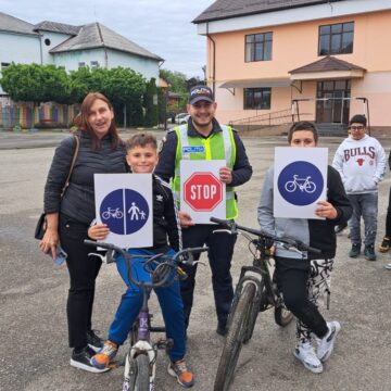 SIGURANȚA ARE PRIORITATE: mesaje preventive, pe tricouri, la Sighetu Marmației SIGURANȚA ARE PRIORITATE: mesaje preventive, pe tricouri, la Sighetu Marmației