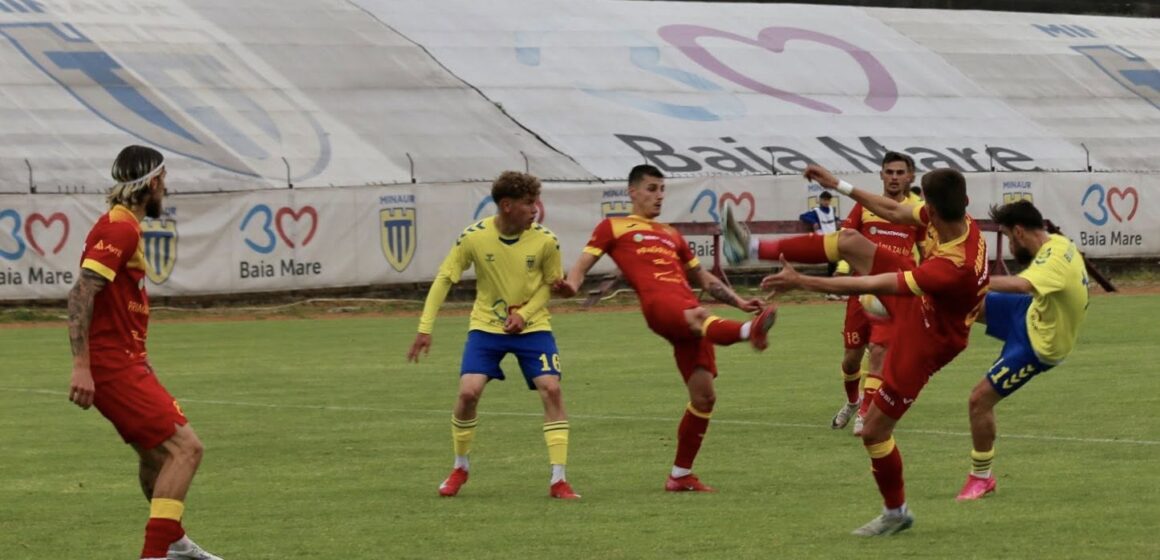 FOTBAL: Minaur, la prima înfrângere din play-off